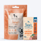 HUFT Wholesome Chicken, Brown Rice Food & Pumpkin Flavour Treats Combo For Dog - Heads Up For Tails