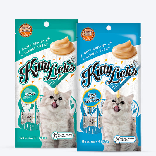 Rena's Recipe Fin-tastic Lickables Treat Pack For Cat