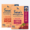 Sara's Wholesome Biryani Dog Food - Flavours of India - (2 x 300 g) - Heads Up For Tails