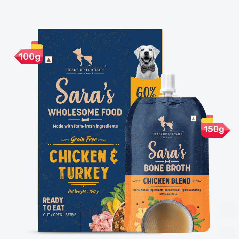 Sara's Wholesome Grain-Free Chicken & Turkey Dog Food