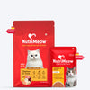 Nutrimeow Adult Dry Cat Chicken & Tuna Wet Meal Combo