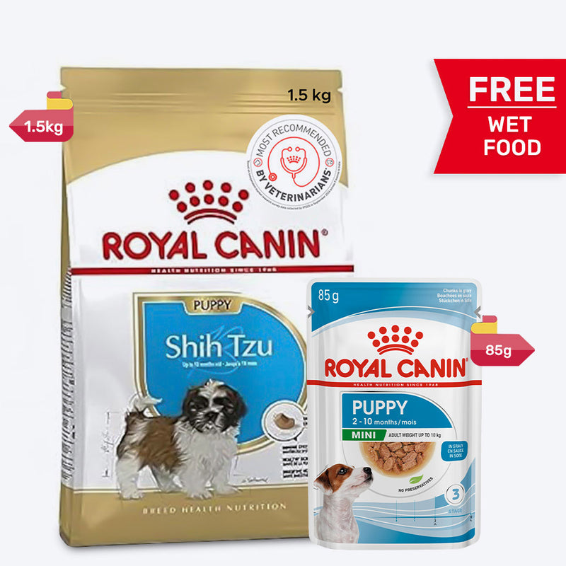 Royal Canin Shih Tzu Puppy Dry Dog Food - 1.5 kg