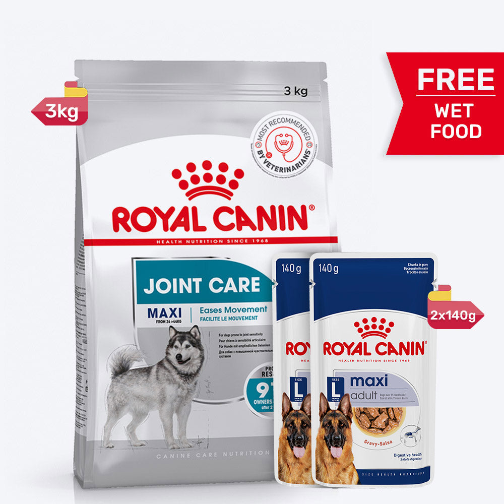 Royal Canin Joint Care Maxi Breed (26-44 kg) Dry Dog Food - 3 kg