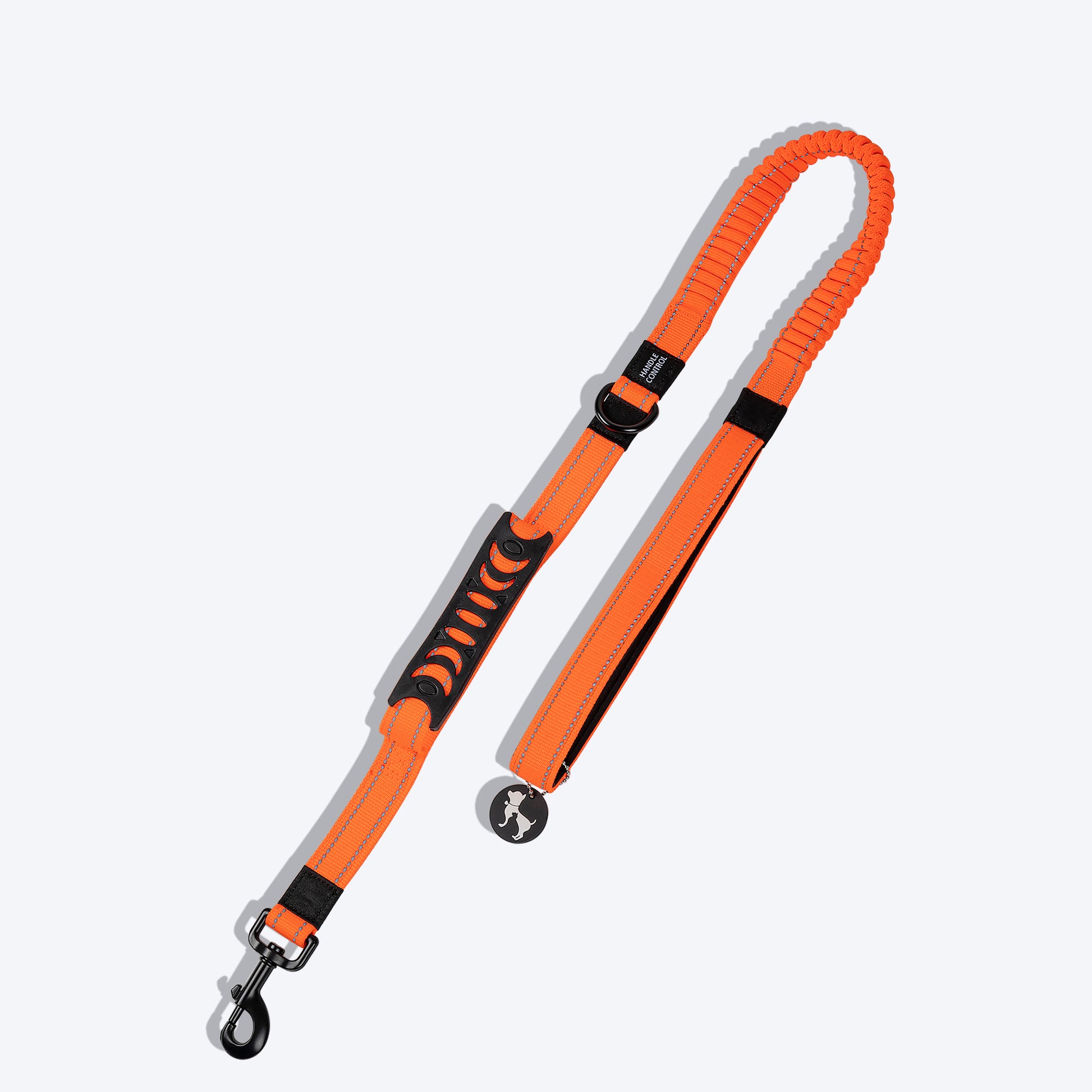 HUFT Shock Absorption Dog Leash - Orange - Heads Up For Tails