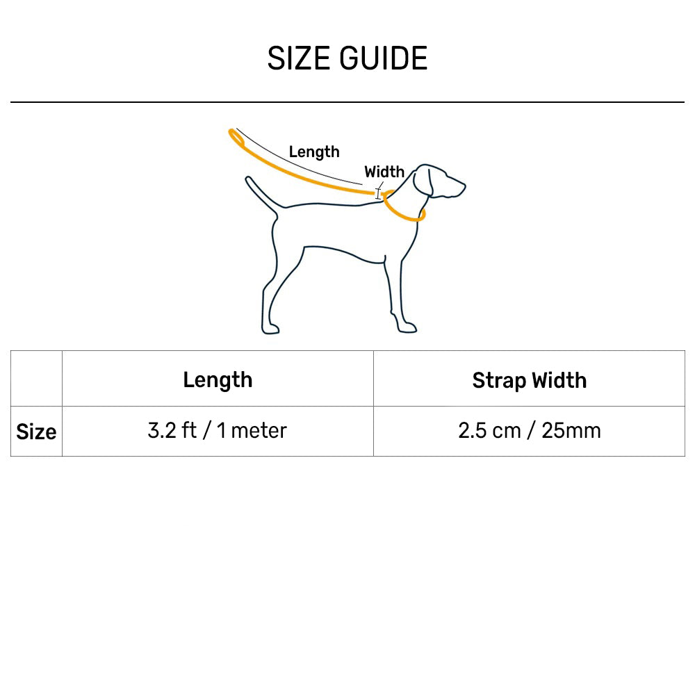 HUFT Shock Absorption Dog Leash - Orange - Heads Up For Tails
