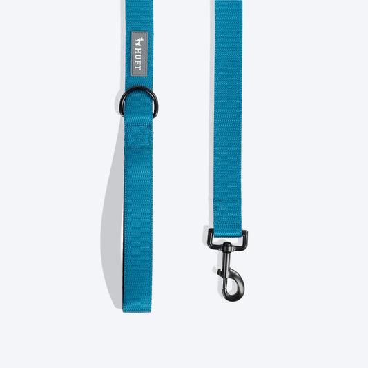 HUFT Basics Dog Leash - Teal Blue