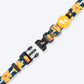 HUFT Daisy Stripes Collar For Dog - Blue & Yellow