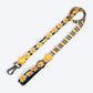 HUFT Daisy Stripes Leash For Dog - Blue & Yellow