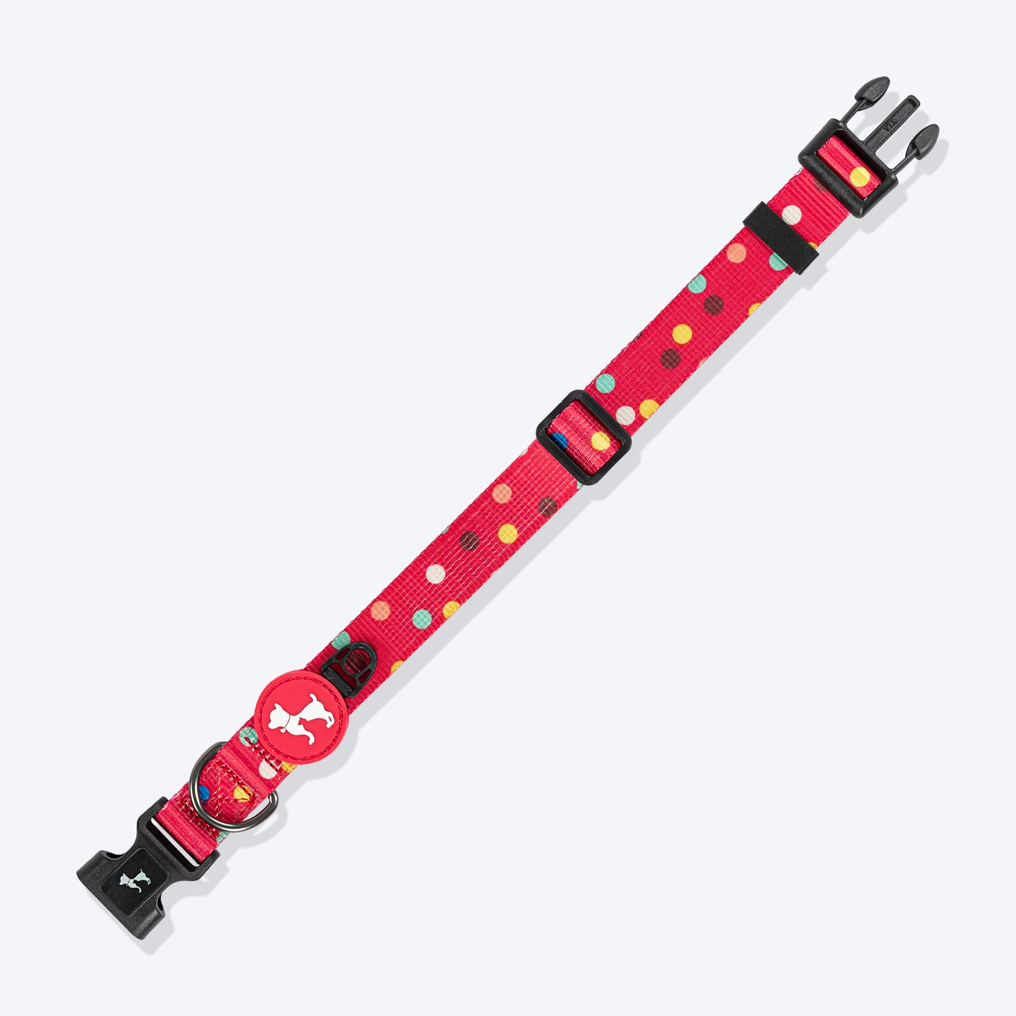 HUFT Polka Play Collar For Dog - Red