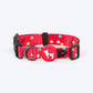 HUFT Polka Play Collar For Dog - Red