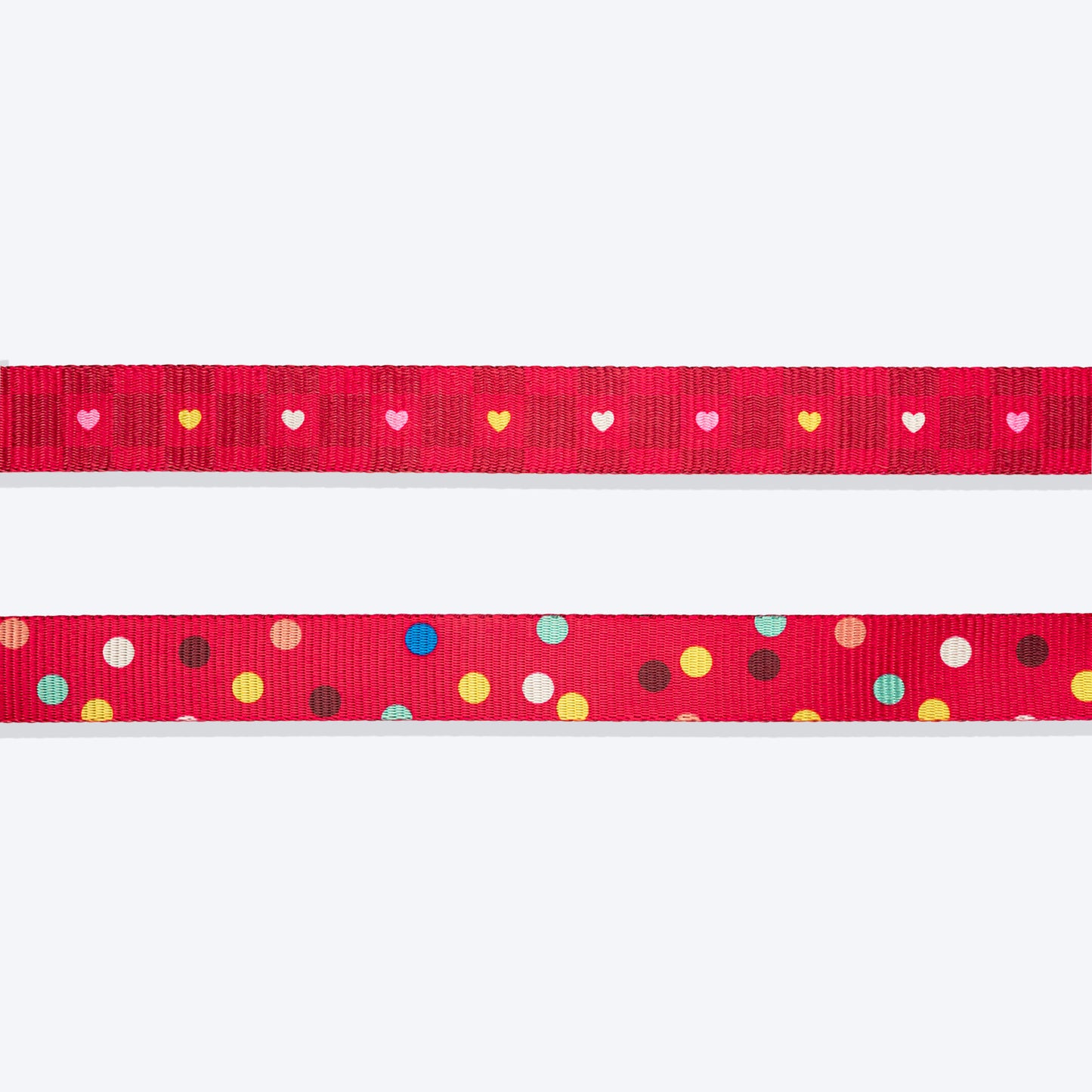 HUFT Polka Play Leash For Dog - Red