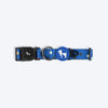 HUFT Polka Play Collar For Dog - Blue - Heads Up For Tails