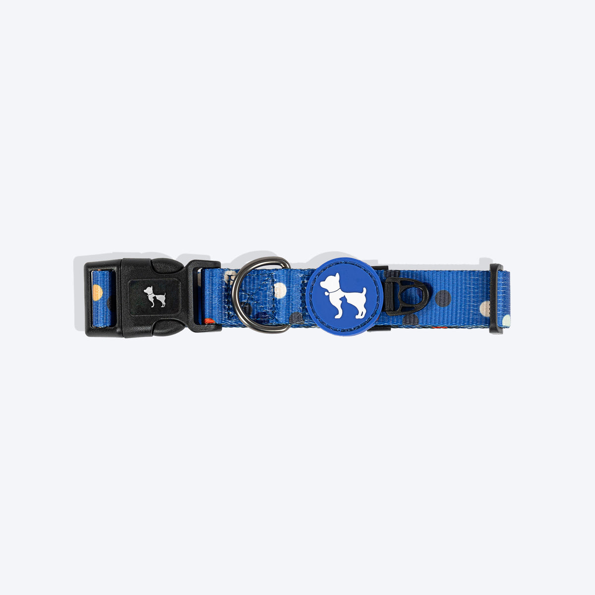 HUFT Polka Play Collar For Dog - Blue - Heads Up For Tails