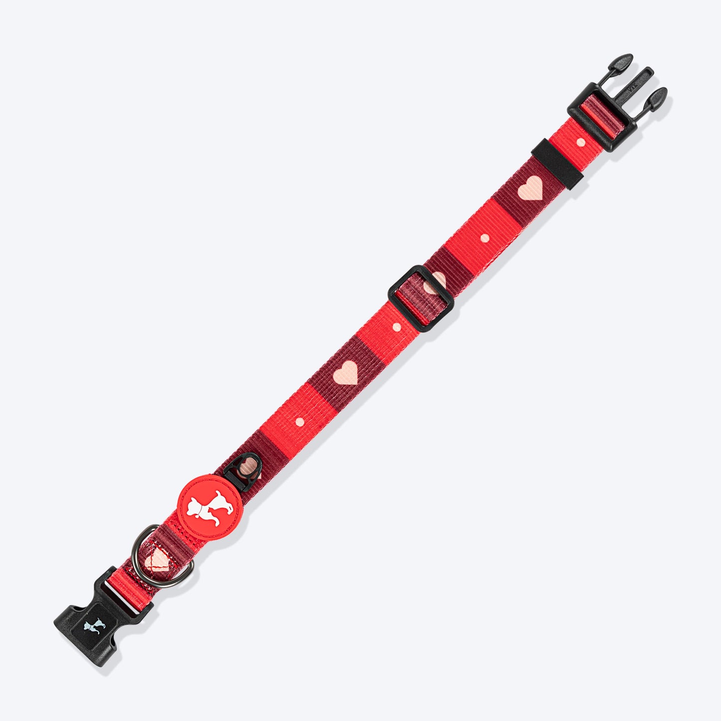 HUFT Heart Trails Collar For Dog - Red