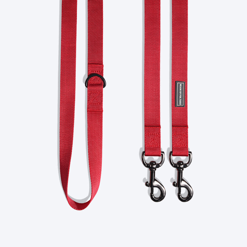 HUFT Multipurpose Dog Leash - Red (2.5 metres)