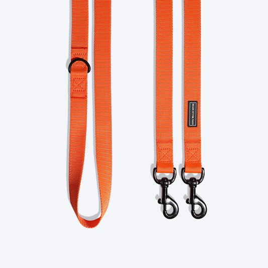 HUFT Multipurpose Dog Leash - Orange - 2.5 m - Heads Up For Tails