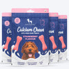 HUFT Calcium Chews Bite-Sized Bone Treats For Dog - Strawberry Flavour - 200 gm - Heads Up For Tails