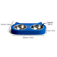 HUFT Cat Face Double Diner For Cats (Blue) - Heads Up For Tails