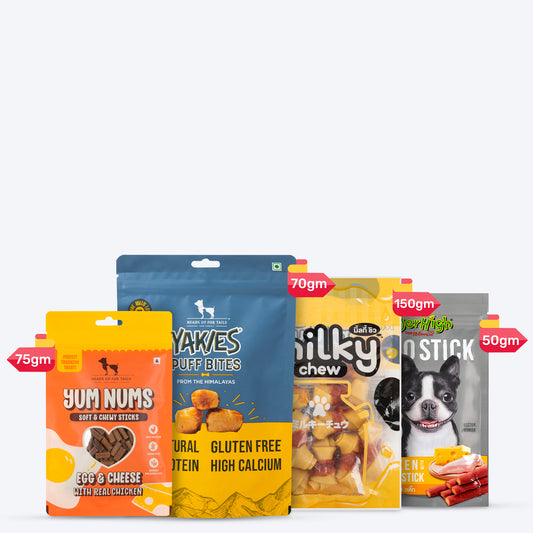 HUFT Cheese Please Treats Combo Pack For Dog - Heads Up For Tails