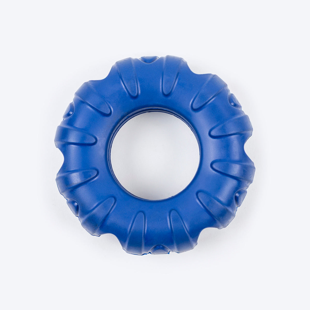 HUFT Chewtastic Roll-A-Tyre Chew Toy For Dog - Blue - Heads Up For Tails