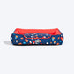 HUFT Colour Pop Lounger Dog Bed - Navy Blue - Heads Up For Tails