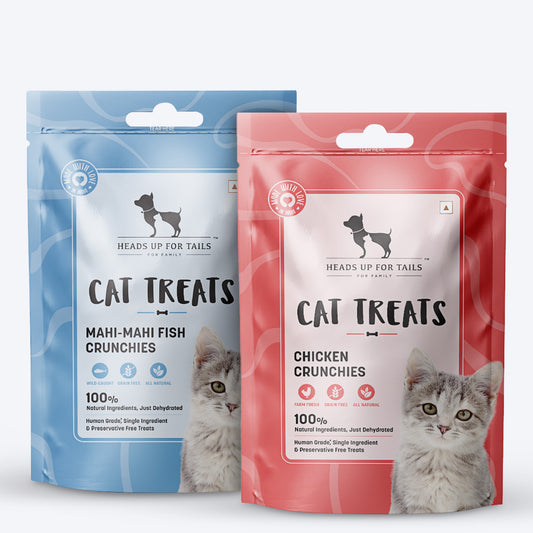 HUFT Double Crunch Cat Treats Combo - Heads Up For Tails