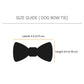 HUFT Festive Desi Glam Dog Bow Tie - Orange - Heads Up For Tails