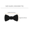 HUFT Festive Bandhej Bling Dog Bow Tie - Pink & Blue - Heads Up For Tails