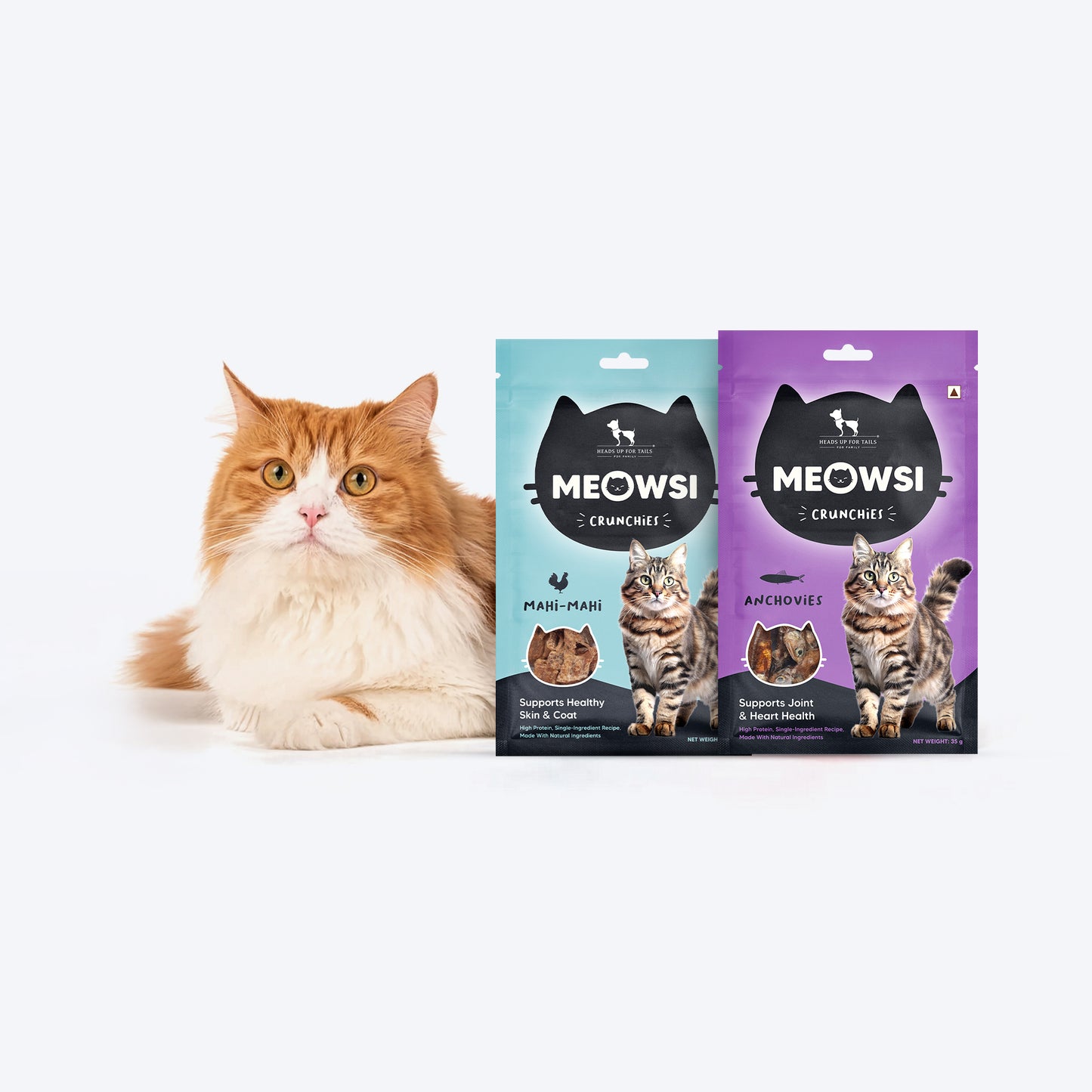 Meowsi by HUFT Fish Fiesta Cat Treats Combo - Heads Up For Tails