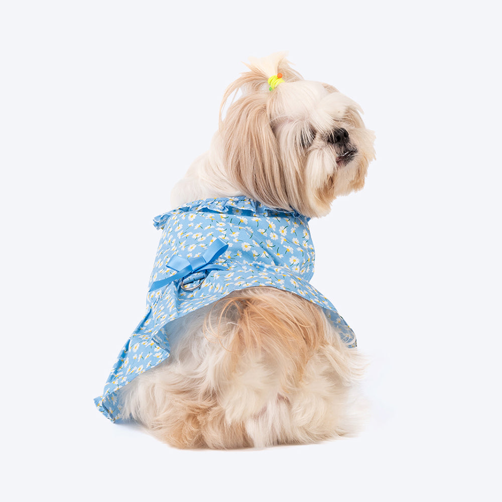 HUFT Floral Ditsy Doggie Dress (Light Blue)