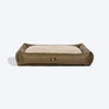 HUFT Fluff & Puff Quilted Lounger Dog Bed - Olive Green - Heads Up For Tails