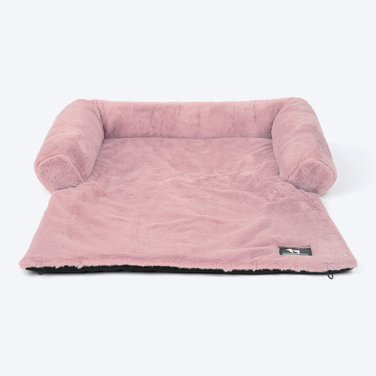 HUFT Made To Order Fluffy Dreams Sofa Protector For Dog - Pink