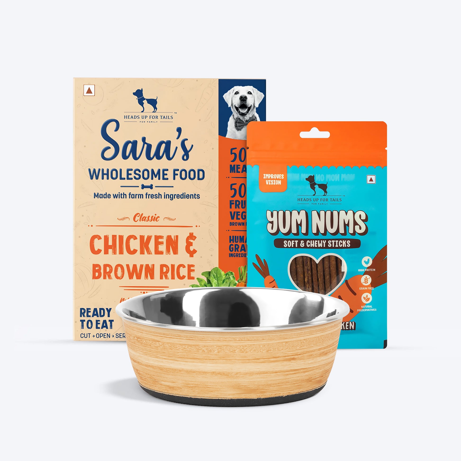 HUFT Food & Essential Dog Combo - Heads Up For Tails