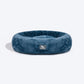 HUFT Furry Donut Pet Bed - Navy Blue - Heads Up For Tails