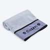 HUFT Cutest Microfiber Towel For Dogs & Cats - Light Blue - Heads Up For Tails