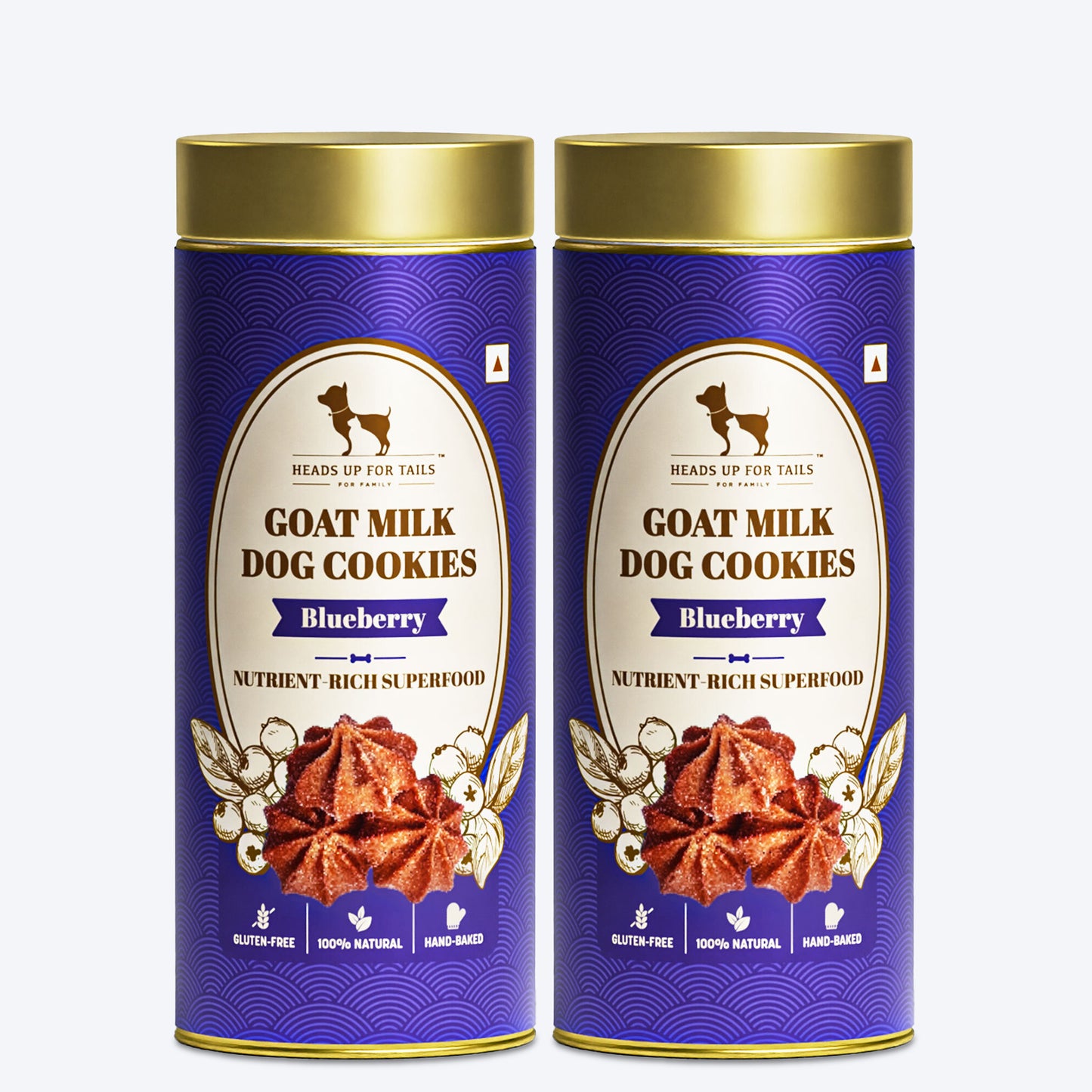 HUFT Goat Milk Dog Cookies - Blueberry - 200 g