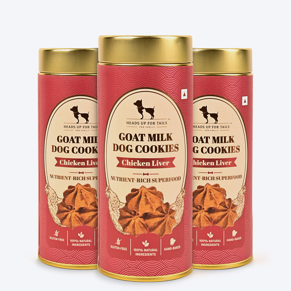 HUFT Goat Milk Dog Cookies - Chicken Liver - 200 g