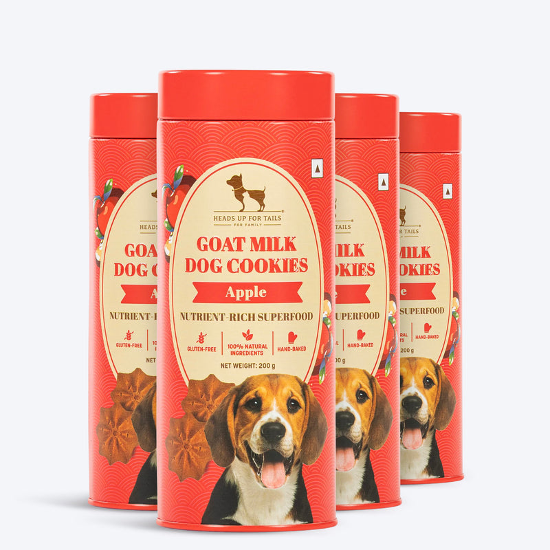 HUFT Goat Milk Dog Cookies - Apple - 200 g - Heads Up For Tails