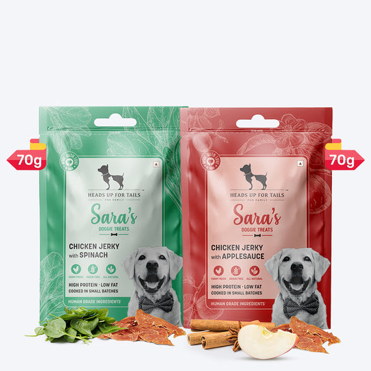 HUFT Holly Jolly Treats For Dogs - Heads Up For Tails