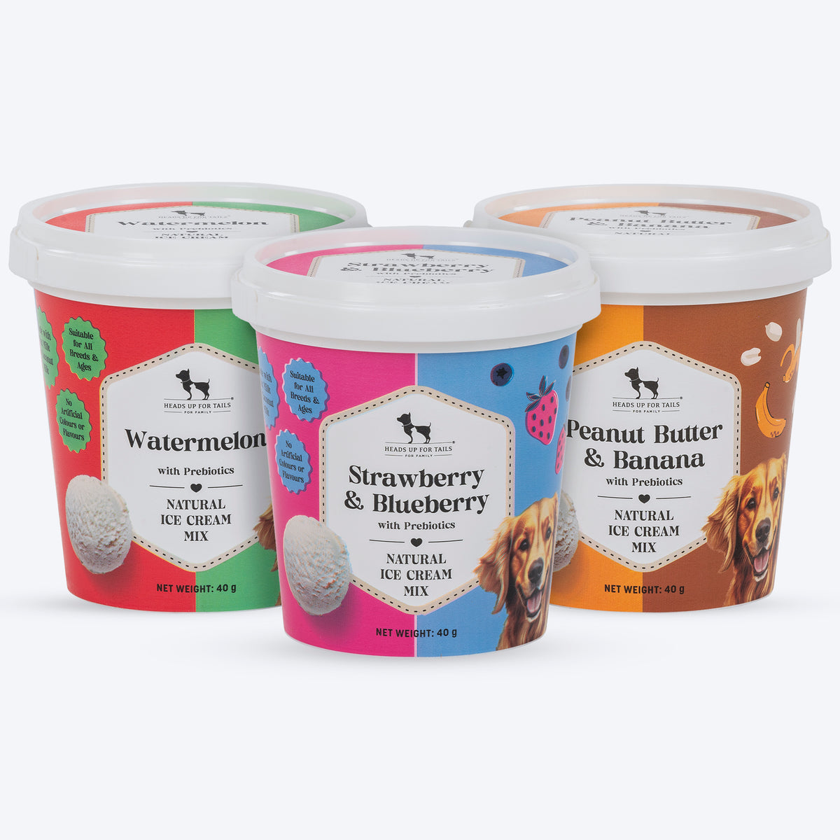 HUFT Dog Ice Cream Treat Combo For Dog
