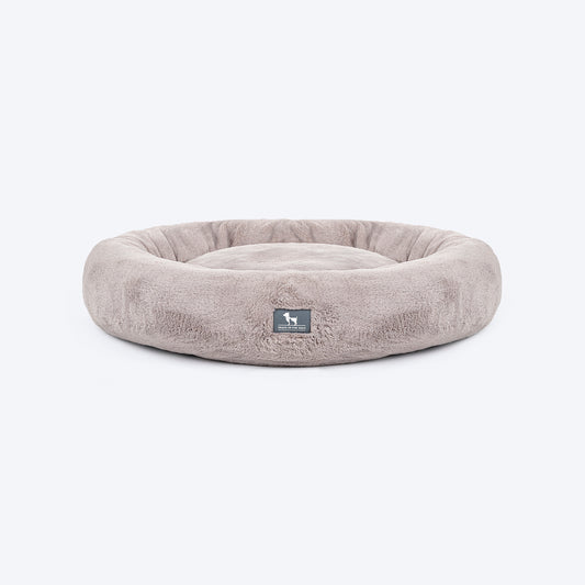 HUFT Jumbo Donut Bed For Dogs - Grey (Made to Order) - Heads Up For Tails
