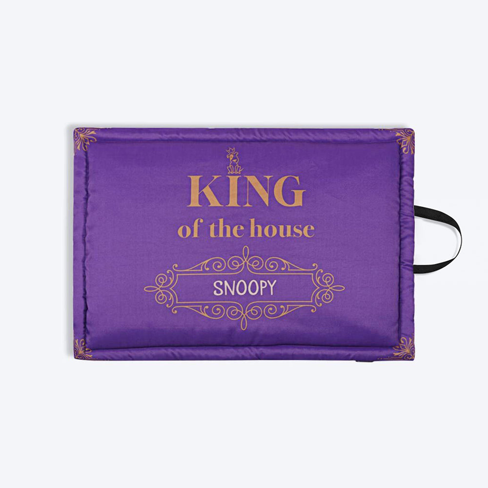 HUFT King of the House Personalised Dog & Cat Mat - Heads Up For Tails