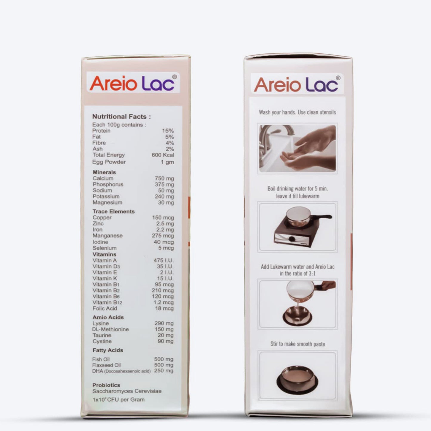 AreionVet AreioLac Weaning Diet Supplement For Puppy & Kitten - 250 gm - Heads Up For Tails