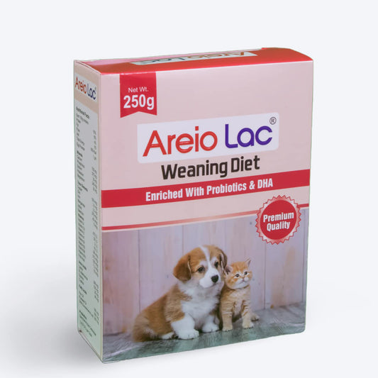 AreionVet AreioLac Weaning Diet Supplement For Puppy & Kitten - 250 gm - Heads Up For Tails