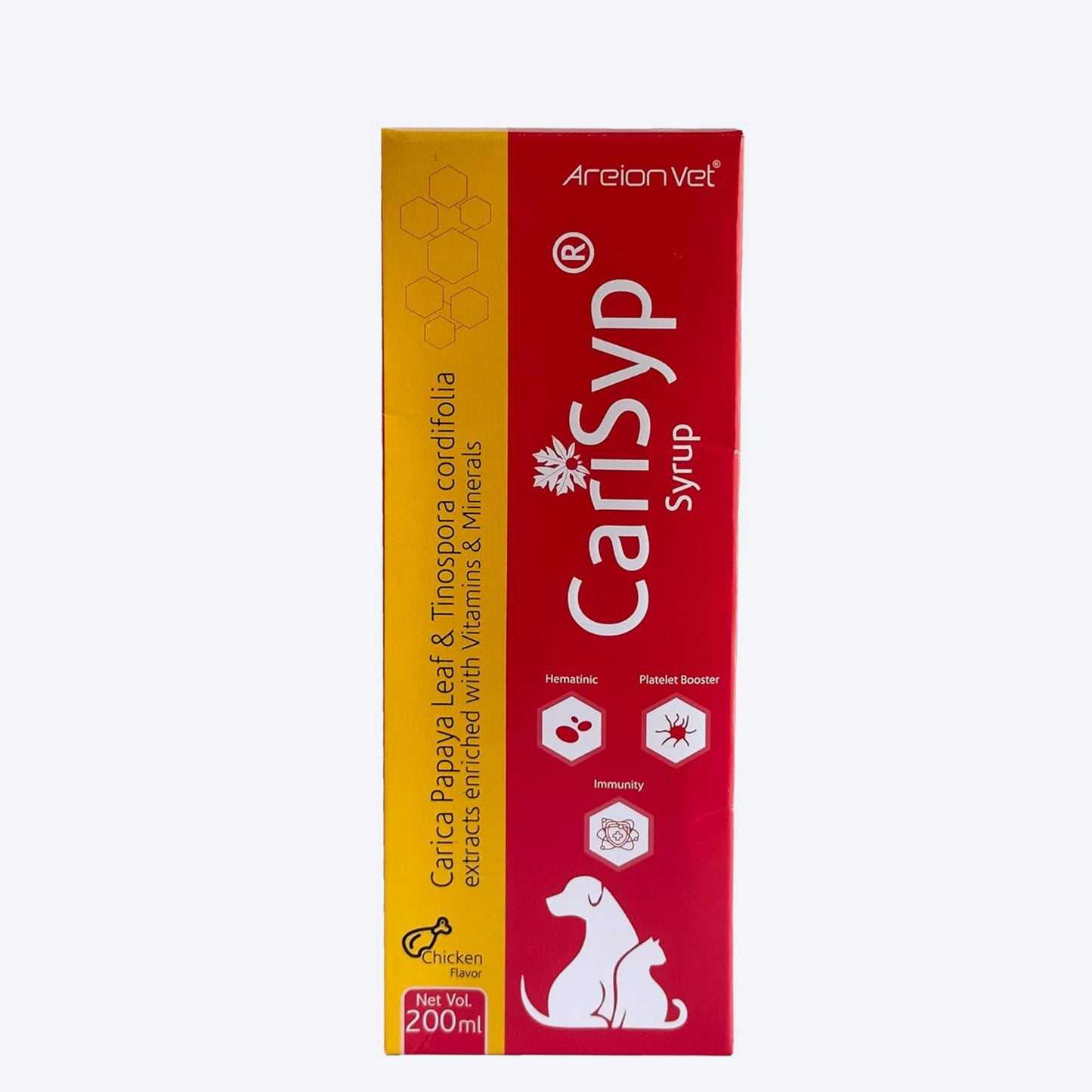 AreionVet Carisyp Syrup For Dog and Cat - 1000 ml - Heads Up For Tails