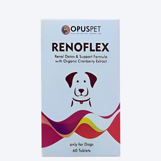 Opus Pet Renoflex Tablet Kidney Support For Dog - 60 Tablets - Heads Up For Tails
