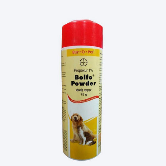 Elanco Bolfo Ticks, Fleas, Lice Control Powder For Dog - 75 gm - Heads Up For Tails