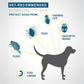 Elanco Seresto Tick & Flea Collar For Dogs Less Than 8 kg - Heads Up For Tails