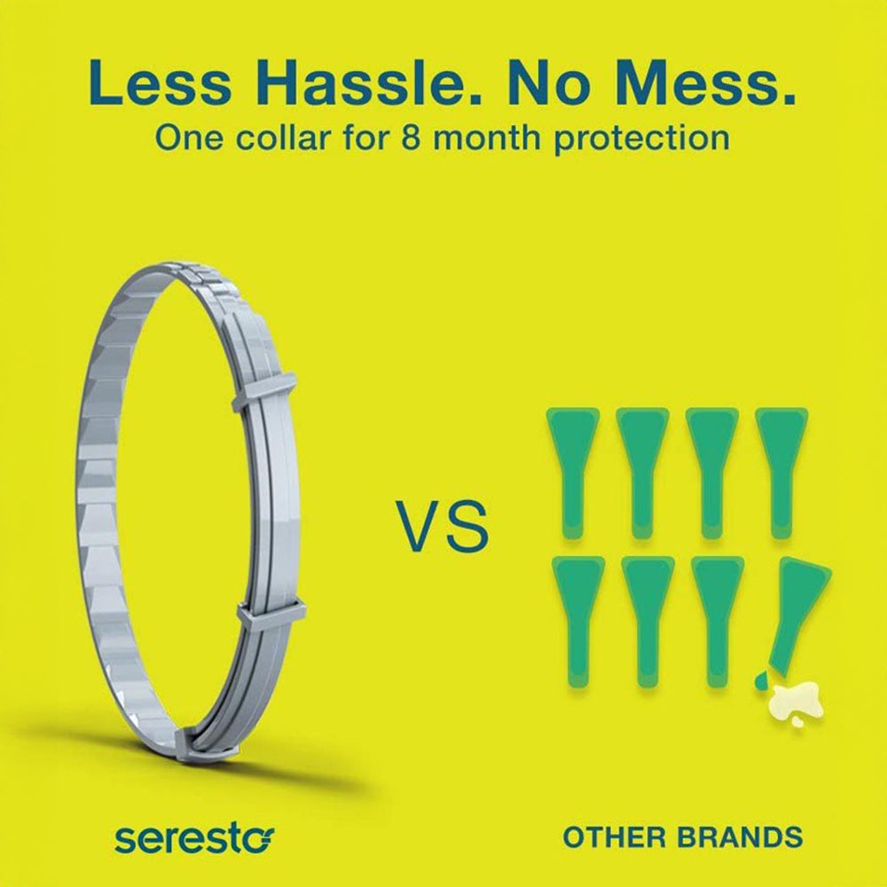 Elanco Seresto Tick & Flea Collar For Dogs Less Than 8 kg - Heads Up For Tails