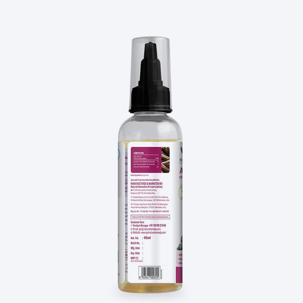 Natural Remedies Audiclean Ear Cleaner For Dog & Cat - 90 ml